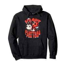 Lady Bug Entomology Entomologist My Heart Flutters for You Pullover Hoodie