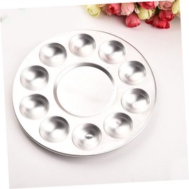 LALAFINA 4pcs Aluminum Watercolor Mixing Trays Art Paint Palette for Easy Storage and Transport for Watercolor and Painting