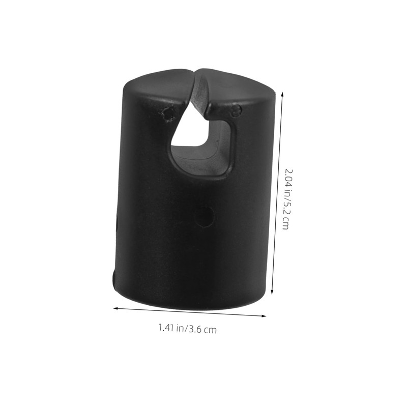 Gatuida 6pcs Trampoline Pole Caps Durable Plastic Tube Covers for