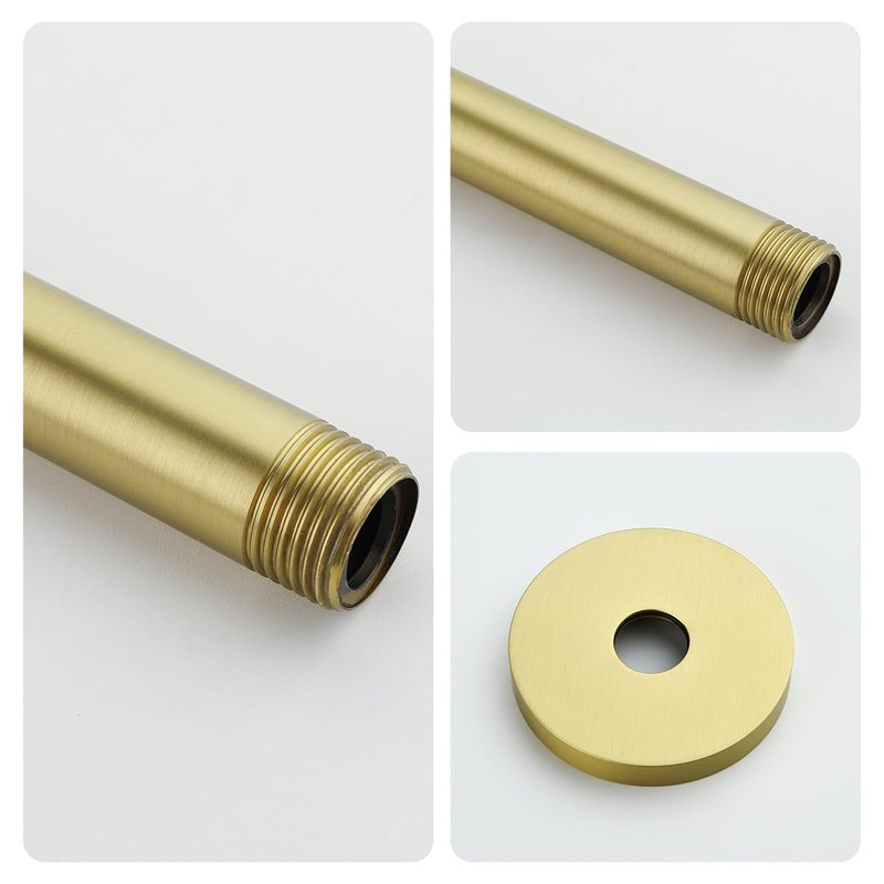 Wall Mounted Stainless Steel Shower Arm Shower Head Extension Pipe