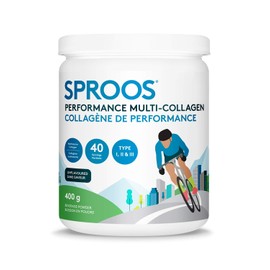 Sproos Colágeno para Rendimiento Deportivo, 400 g para Fortalecer Piel, Cabello y Articulaciones