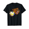 Bear Volleyball Volley Ball Claw Grizzly Cartoon Character T-Shirt