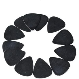 10Pcs Black Guitar Picks, Celluloid Guitar Plectrums for Your Electric, Acoustic, or Bass, 0.5mm Picks and Bass Accessories