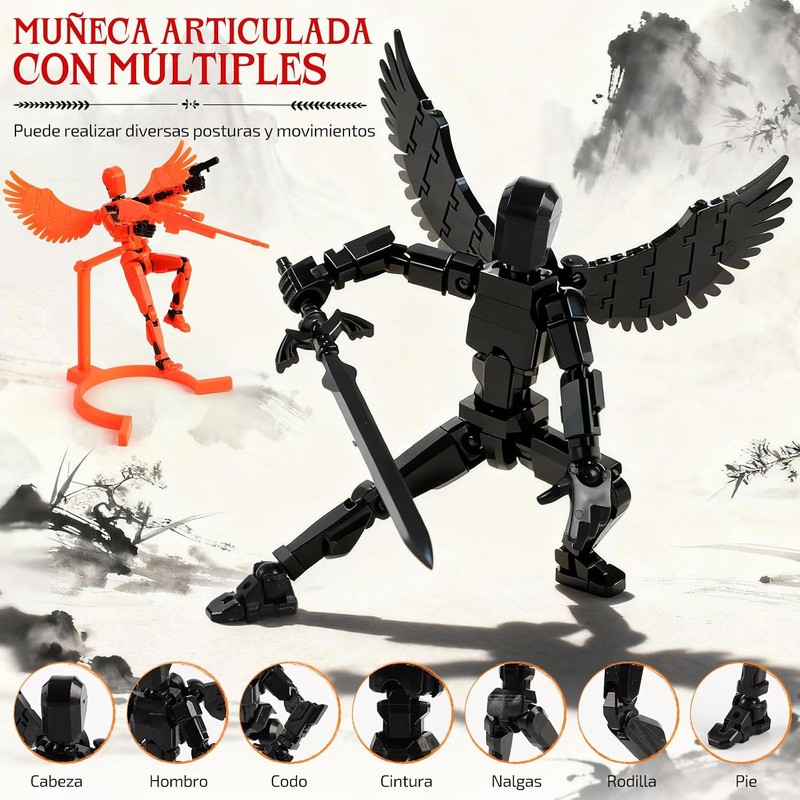 Figura de acción Toy 13 articulada 3D – Set de