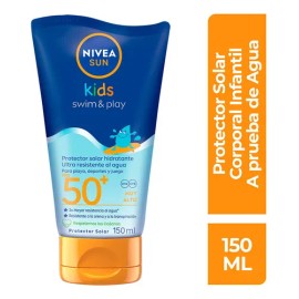 Protector Solar Corporal NIVEA SUN Kids Protect & Care FPS 50+ 150Ml. Protección Inmediata Y Duradera