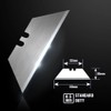 MTP Utility Knife Blades 50 Pack For Drywall Leather Rubber