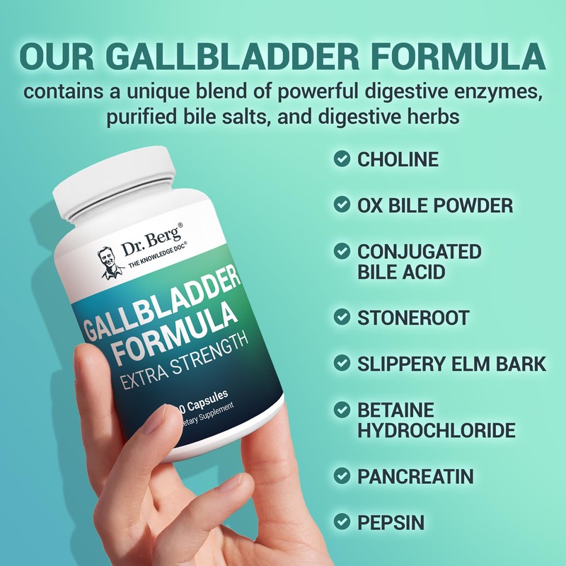 Dr. Berg Gallbladder Formula Extra Strength - with Ox Bile