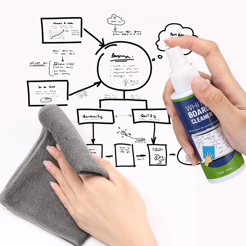 Loopeer 24 Pack Whiteboard Cleaner Spray 3. 4 oz Dry