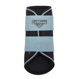 LeMieux Grafter Brushing Horse Boots - Protective Gear and Training Equipment - Equine Boots, Wraps & Accessories - Glacier - Medium