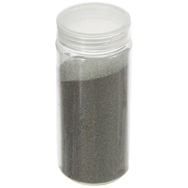 Heku 30330-23 Decorative Coloured Sand Silver 750 g in Resealable Tin, 750g / Körnung 0,1mm