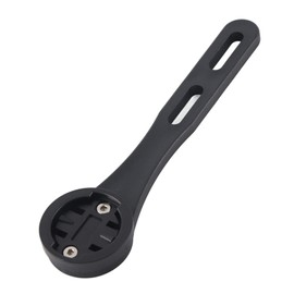 Alomejor Bicycle Computer Mount Multifunction Lightweight Durable Carbon Fibre Computer Phone Integrated Handlebar Stem (Black)