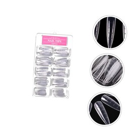 BIUDECO 100pcs Practical Nail Practice Hand Full Nail Tips Painting Press Gel Extension Art Supplies