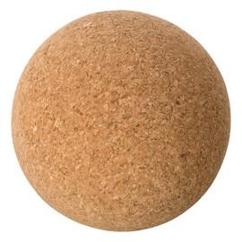 Cork Ball Cork Ball | 100% Natural | Ecological & Vegan | From Sustainable Harvest | Cork Ball for Craft Supplies & Decoration | Various Sizes (80 mm)