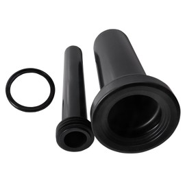 OasisFlow Wall Hung Toilet Extended Pipe Connector, Easy Installation and Leak Prevention Compatible with Geberit 152.438.46.1 Toilets and Bidets Parts, Reliable Wall Hung Toilet Gasket Included