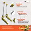 IMPALAPRO Bike Ultralight Titanium Bicycle Quick Release Set - Quick