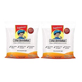 Tapioca Da Terrinha Hydrated tapioca - 17.64 Oz (PACK OF 2) | Tapioca Hidratada Da Terrinha - 500g