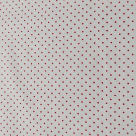 Swiss Dot On White- Red - Riley Blake Cotton Fabric