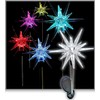 Sparkling Solar Star Lights Garden Stake (Set of 4)
