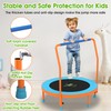 Jump Into Fun 36’’ Mini Trampoline for Kids, Orange &