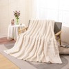 Fleece Brushed Throw Blanket Perfect Sofa Bed, breathable Lightweight Soft