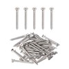 IMScrews 100pcs #4 x 1-1/4" (32mm) Stainless Flat Head Phillips