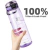 Fanhaw 1L Tritan Water Bottle with Chug Lid - Clear,