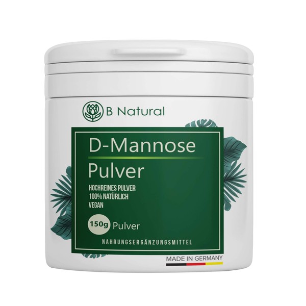 D Mannose Powder 150 g - Pure & Natural No Additives - Supply for 2.5 Months Laboratory Tested - Vegan - Measuring Spoon Included