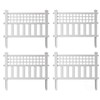 Gardenised Plastic Outdoor Decor Garden Flower Edger Fence, Border, Set