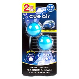 Carall Cue Air Clip Car Air Freshener, Platinum Shower 3098 Made in Japan