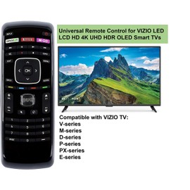 Universal Remote Control XRV4TV for Almost All Vizio LCD LED Smart TV - No Setup Required