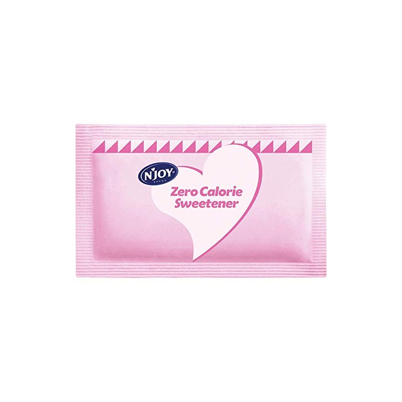 N'Joy Zero Calorie Sweetener | Pink Saccharin Packets | 2000