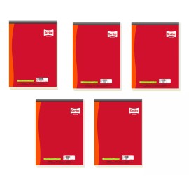 Scribe 5 Blocks Engomados Scribe Carta 80 Hojas Escolar  C.grande