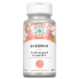 Natural Balance Diosmin 500mg - Diosmin Hesperidin Blood Circulation Supplements - Plant Based Flavonoids Supplements for Circulatory and Vascular Support, Lab Verified, 60-Day Guarantee, 60 Servings