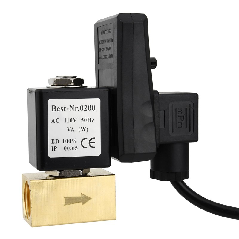 HDYEGIOU Automatic Timed Condensate Drain Valve Electronic Drain Valve Kit