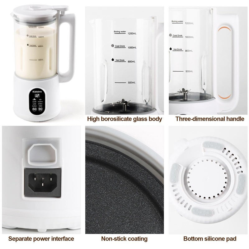 8 in 1 Automatic Nut Milk Maker, Almond Milk Maker,40oz