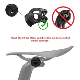 x xotic tech Bike Seatpost Ear Clamp 7x10 Ti Bolt for Oval CARBON RAIL Compatible w/TREK Madone Domane