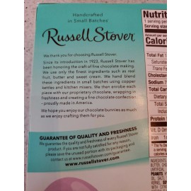Russell Stover Peanut Butter Chocolate Bunny Rabbit 1.5oz
