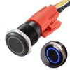APIELE 16mm Momentary Black Push Button Switch On Off with