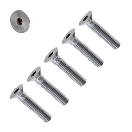 TERF® M4 X 25mm Hex Socket Countersunk Machine Screws Stainless Steel A2 (304) Machine Screw M4 (4mm) X 25mm Allen Key Hexagonal Socket Countersunk Bolts - Pack of 20