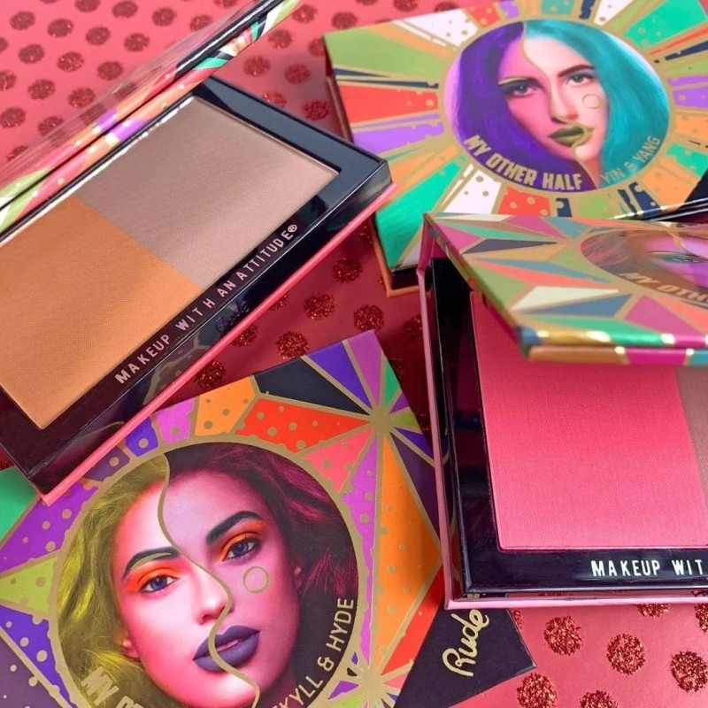 Rude Cosmetics Double Face My Other Half Duo Shade Face