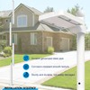Street Light Pole 13Ft for Outdoor Lighting, Solar Street Light