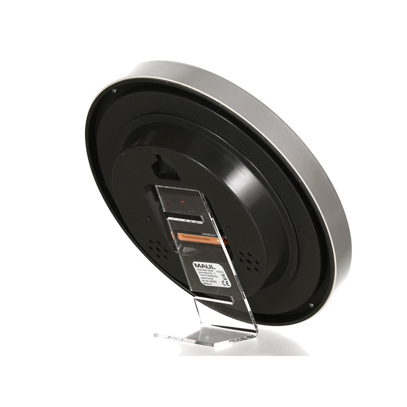 Maul MAULrun Wall Clock, Diameter 25 cm, Stylish Radio-Controlled Clock