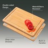 Extra Large Bamboo Board Charcuterie Non Slip Feet Over Sink