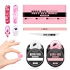 NOVO OVO Upgraded NON-STICKY Polygel Solution Procedure Set, White and