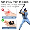 2 Pack Baseball Thumb Guard for Pro Batters, Hitter Swing