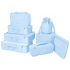 BETLLEMORY Packing Cubes 8 Sets Travel Luggage Organizers with Waterproof