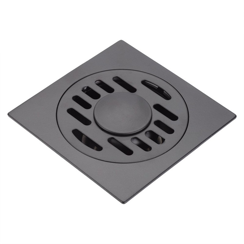 Floor Drain, Square Shower Floor Drains with Black Paint Stainless