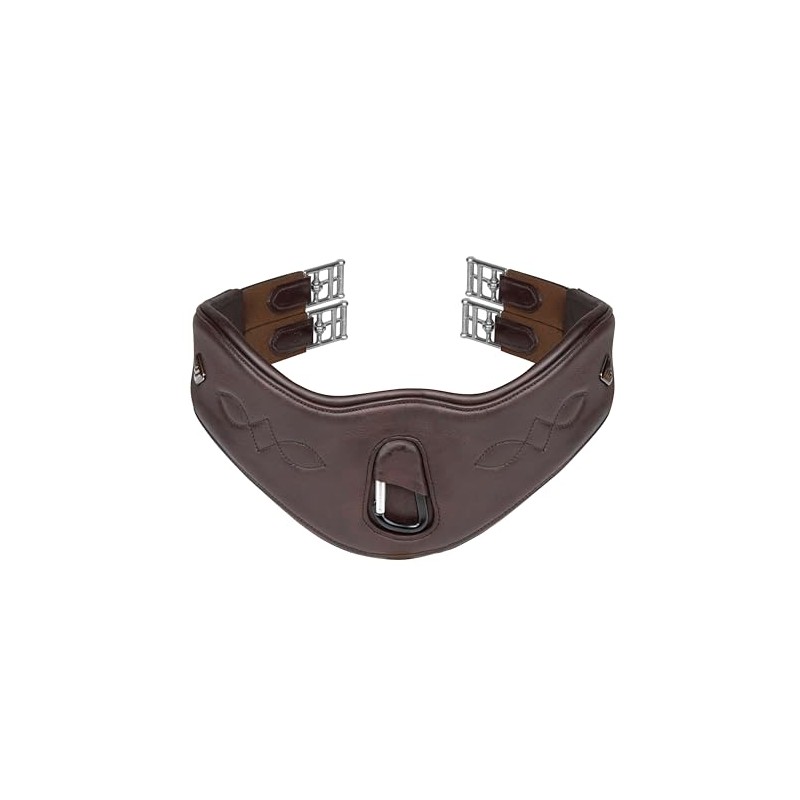 Shires Velociti Lusso Anatomical Girth - Havana 46"