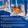 APQ Clear Plastic Fish Bags for Live Fish, 10 x