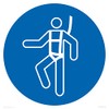 S30 Schild mit Aufschrift "Wear a safety harness", 300 x